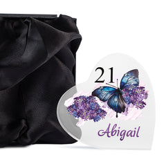 21st Birthday Gift For Her Heart Block In Gift Box