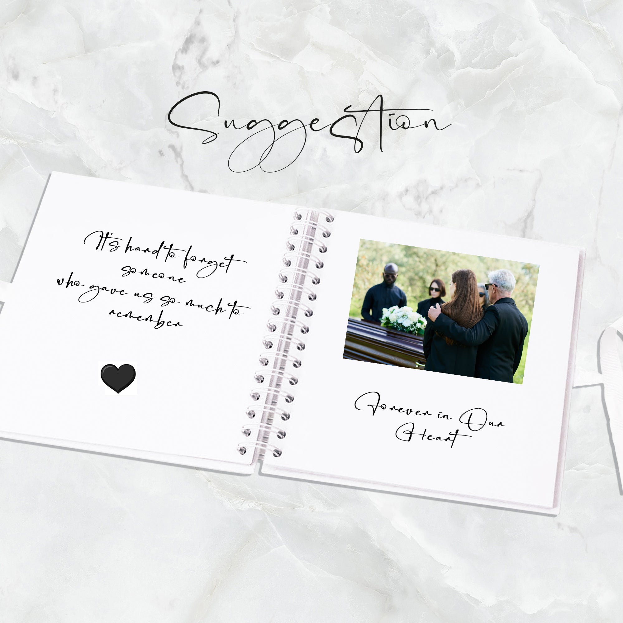 Personalised Condolence Memory Book Photo Funeral Guest Book With Butterflies Scrapbook ukgiftstoreonline