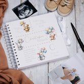 Personalised Baby Record Book Scrapbook Photo album With Cute Animals