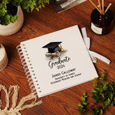 Personalised Graduation Keepsake Memory Scrapbook Album With Hat and Scroll