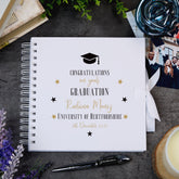 Personalised Congratulations On Your Graduation Scrapbook Photo Album
