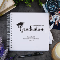 Personalised Graduation Keepsake Memory Scrapbook Album