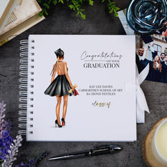 Personalised Female Girls Graduation Keepsake Memory Scrapbook Album