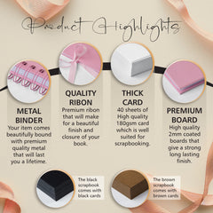 Personalised San Francisco Keepsake Multiple Colour Scrapbook Photo Album Foil Print