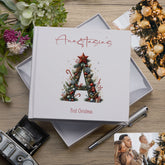 Personalised Christmas Photo Album Family Baby Memories With Decorations
