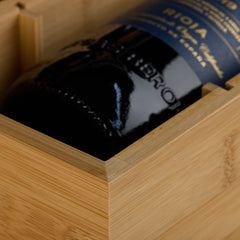 Personalised Engagement Wine Box Storage With 4 Wine Accessories Set