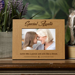 Special Auntie Wooden Photo Frame Gift