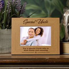 Special Uncle Wooden Photo Frame Gift Uncle Photo Frame ukgiftstoreonline
