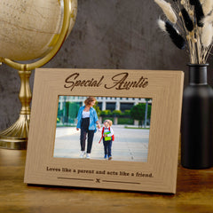 Special Auntie Wooden Photo Frame Gift