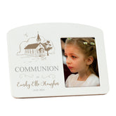 Personalised Communion Photo Frame With Church Background