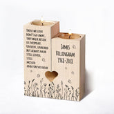Personalised Sympathy Gift Memorial Gift Remembrance Gifts, Candle Holders - Condolence Gifts, Memorial Candles, Bereavement Gifts for Loss of Mum Dad