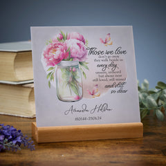 Personalised Bereavement Gifts Memorial Plaques Funeral Sign