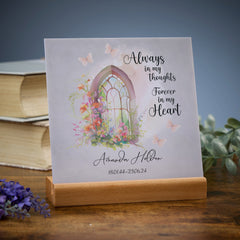 Personalised Bereavement Gifts Memorial Plaques Funeral Sign