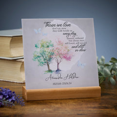 Personalised Bereavement Gifts Memorial Plaques Funeral Sign