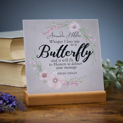 Personalised Bereavement Gifts Memorial Plaques Funeral Sign