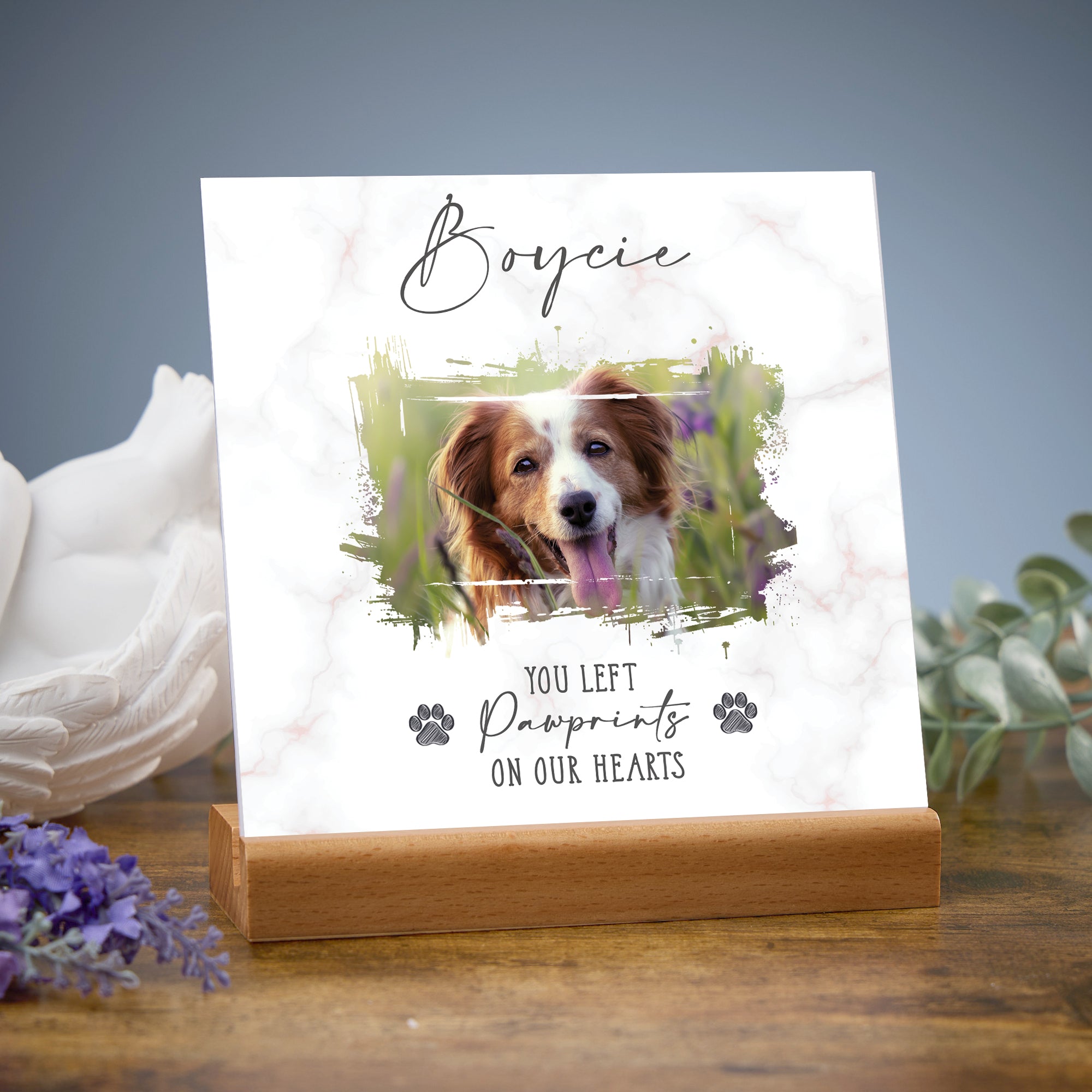 Personalised Sorry for Your Loss Pet Memorial Remembrance Plaque Plaque Sign ukgiftstoreonline Rectangle Photo