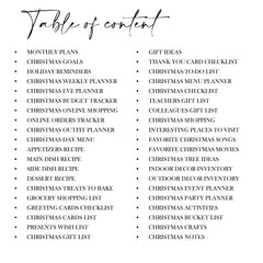 Personalised Christmas Planner Book With Decorative Baubles