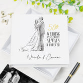 ukgiftstoreonline Personalised 50th Wedding Anniversary Photo album Gift