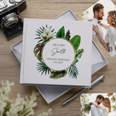Personalised Wedding Photo Album Gift With a Rainforest Theme