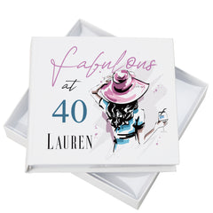 Personalised Fabulous at Any Age Birthday Photo Album Gift 18th, 21st, 30th, 40th, 50th, 60th
