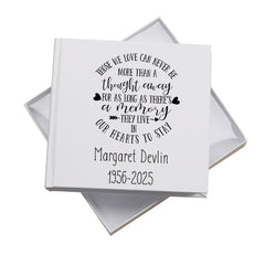 Personalised Those we love memorial remembrance Photo Album
