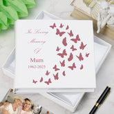 Personalised Mum In Loving Memory Butterflies Design Photo Album