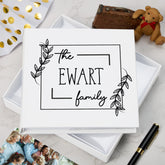 Personalised Family Name Leaf Design Photo Album