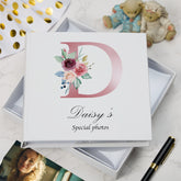 Personalised Pink Letter Monogram Photo Album
