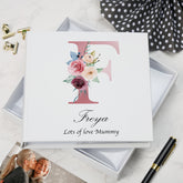 Personalised Pink Letter Monogram Photo Album