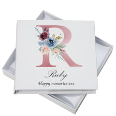 Personalised Pink Letter Monogram Photo Album