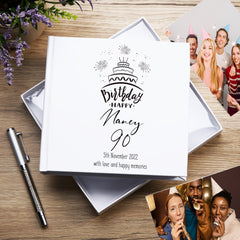Personalised Any Age Happy Birthday Gift Photo Album