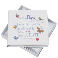 Personalised Nana Hold Our Hands Photo Album