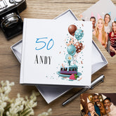 Personalised 50th Birthday Gifts for Him photo album