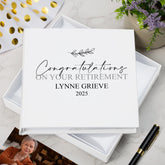 Personalised Retirement Gift Photo Album Memory Keepsake