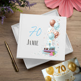 Personalised 70th Birthday Gifts for Him photo album