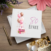 Personalised 80th Birthday Gifts for Her Photo Album