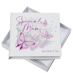 Personalised Special Mum Pink and Purple Butterfly Gift Photo Album