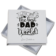 ukgiftstoreonline Personalised Best Dad In The World Photo Album Gift