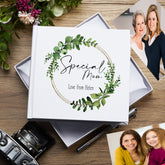 Personalised Special Mum Wreath Design Photo Album