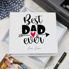 ukgiftstoreonline Personalised Best Dad Ever Photo Album Gift