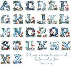 Personalised Cute Alphabet Christmas Memory Book Family Baby Couples