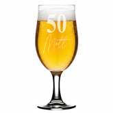 Personalised Birthday Craft Beer Glass Gift for Him 18th, 21st, 30th, 40th, 50th, 60th, 70th, 80th