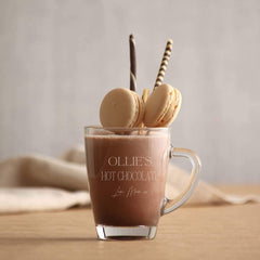 Personalised Engraved Glass Tea Cup Coffee Cup Hot Chocolate Any Occasion