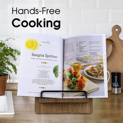 Personalised Any Name Male Recipe Book Or Tablet Stand For Kitchen Gift recipe book holder ukgiftstoreonline