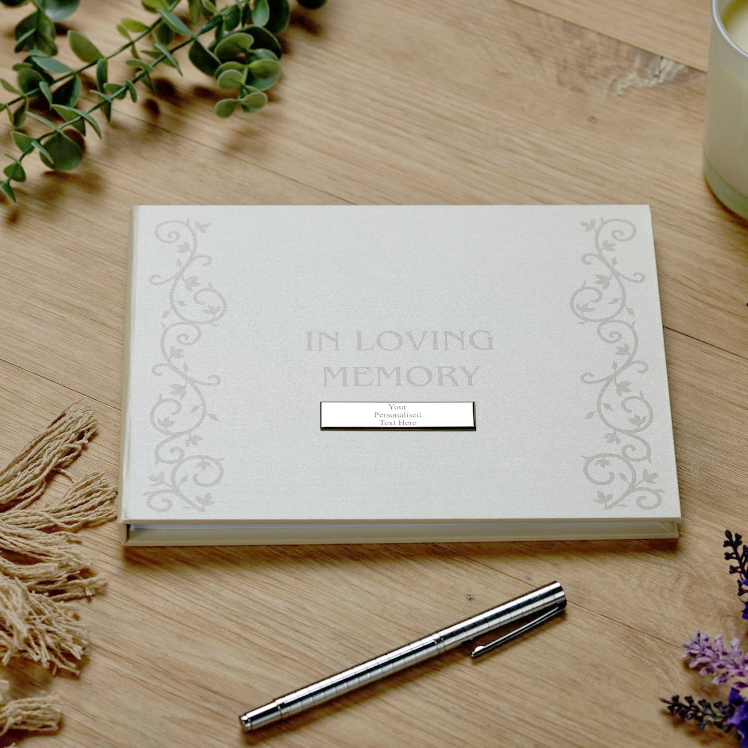 Personalised Memory Funeral Book Remembrance Guest Book Scrapbook Guest Book ukgiftstoreonline
