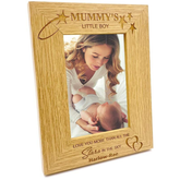 Personalised Mummy's Little Boy Photo Frame Gift Portrait Photo Frame ukgiftstoreonline