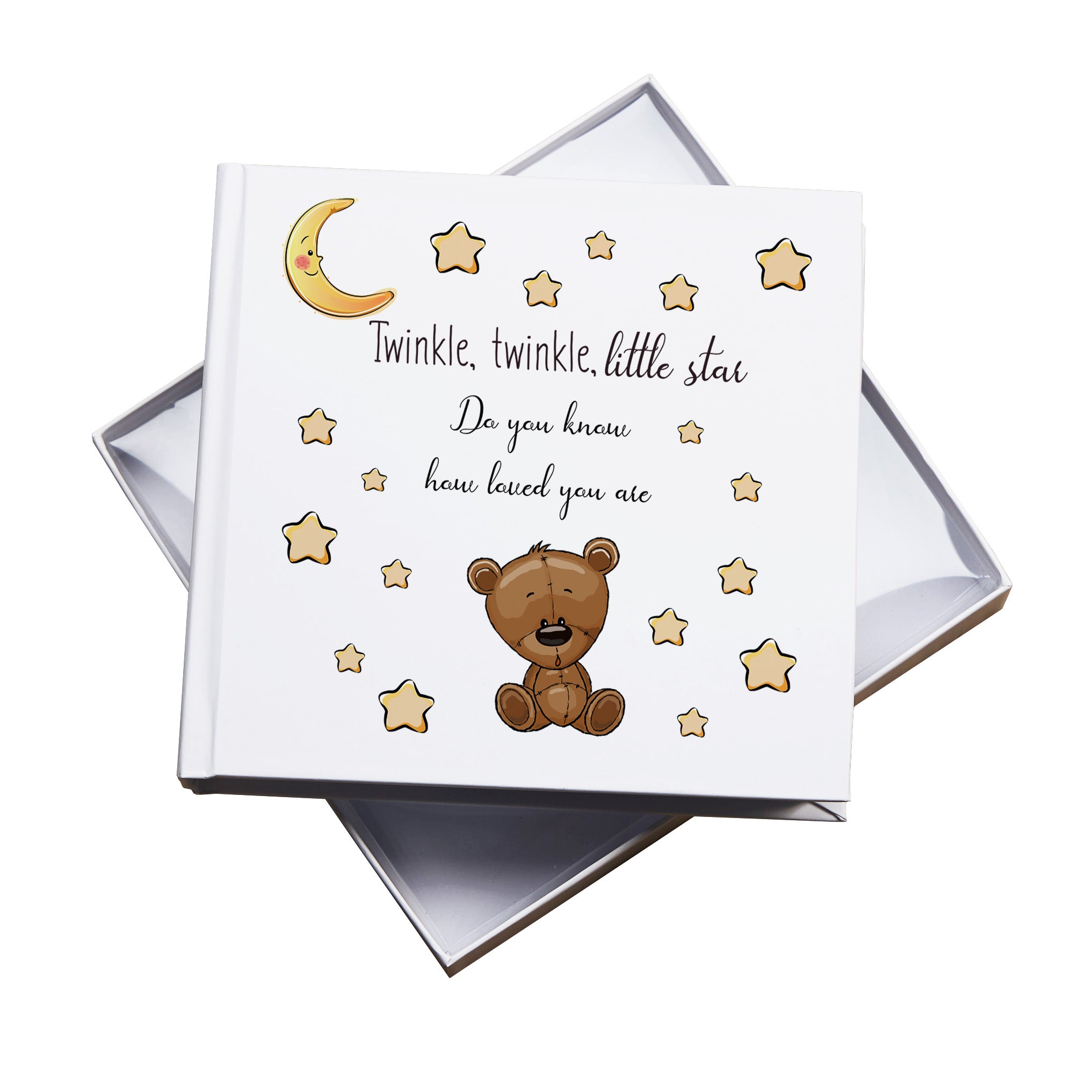 Twinkle Little Star Baby Photo Album, Teddy Bear Design, Nursery Memory Book with Gift Box Pack of 5 Wholesale Trade Baby Photo Album ukgiftstoreonline