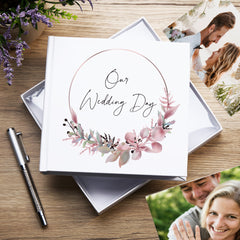 Our Wedding Day Photo Album Gift 50 x 6" x 4" Photos