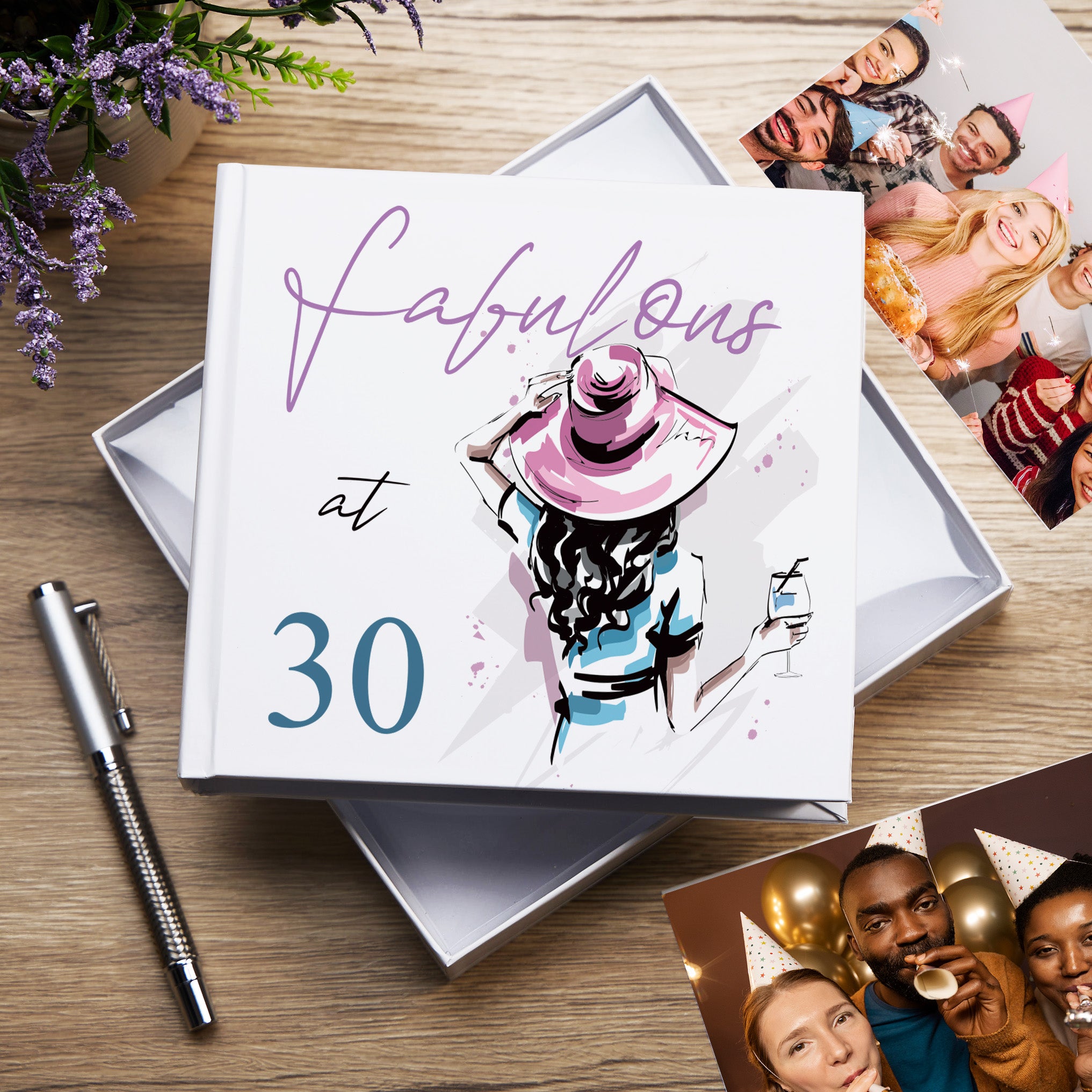 Fabulous at 30 Birthday Photo Album Gift 50 x 6" x 4" Photos 30th Birthday Photo Album ukgiftstoreonline