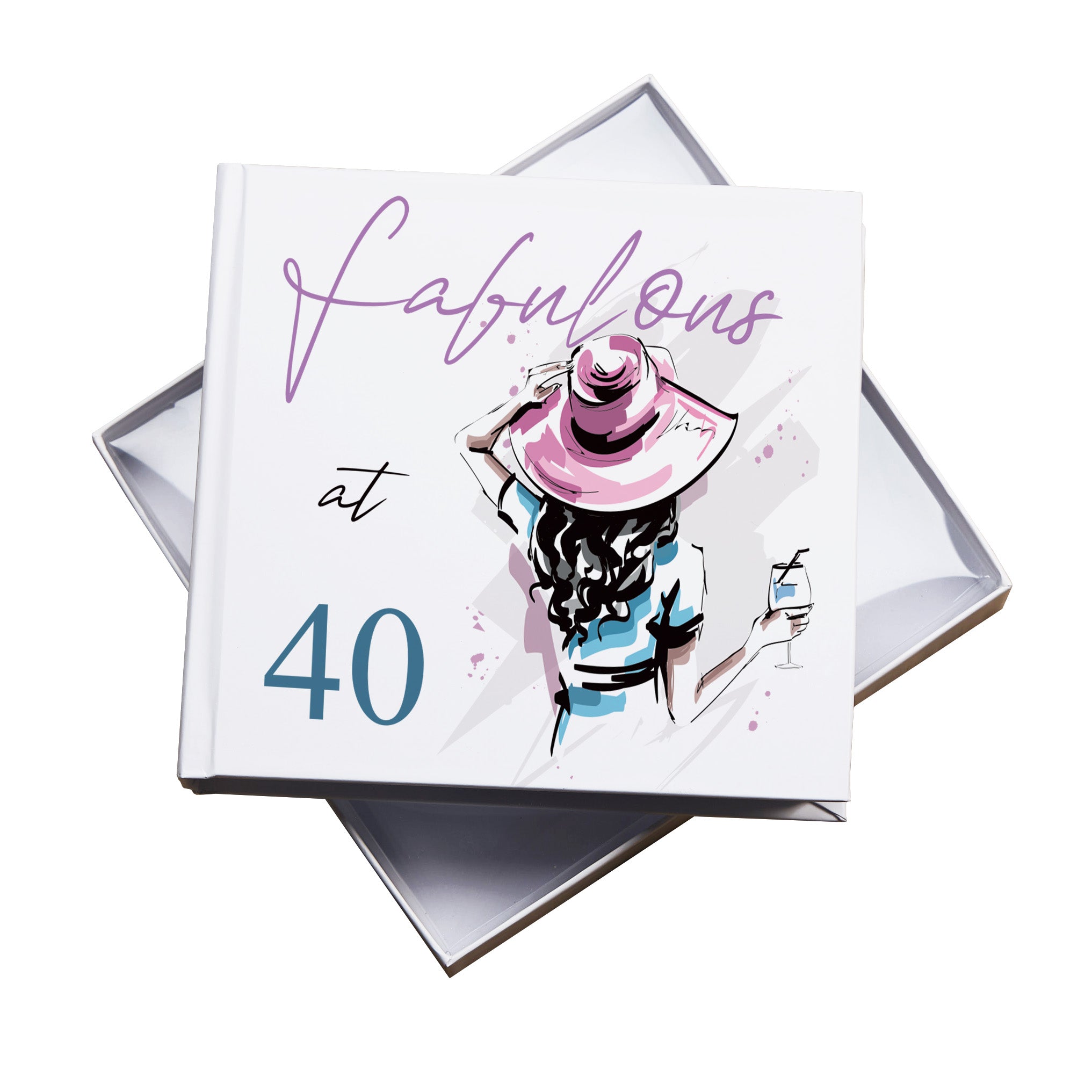 Fabulous at 40 Birthday Photo Album Gift 50 x 6" x 4" Photos 40th Birthday Photo Album ukgiftstoreonline